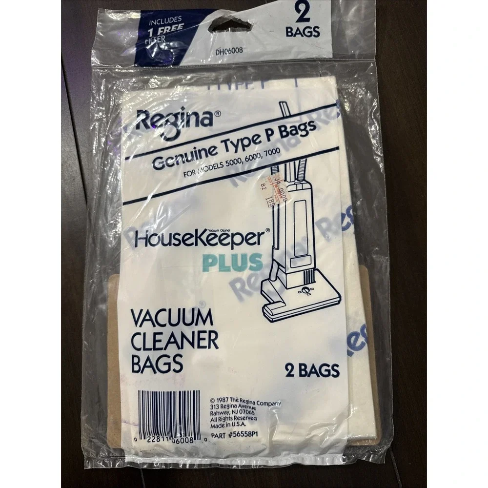 Regina Housekeeper Plus Type P Vacuum Bags - New